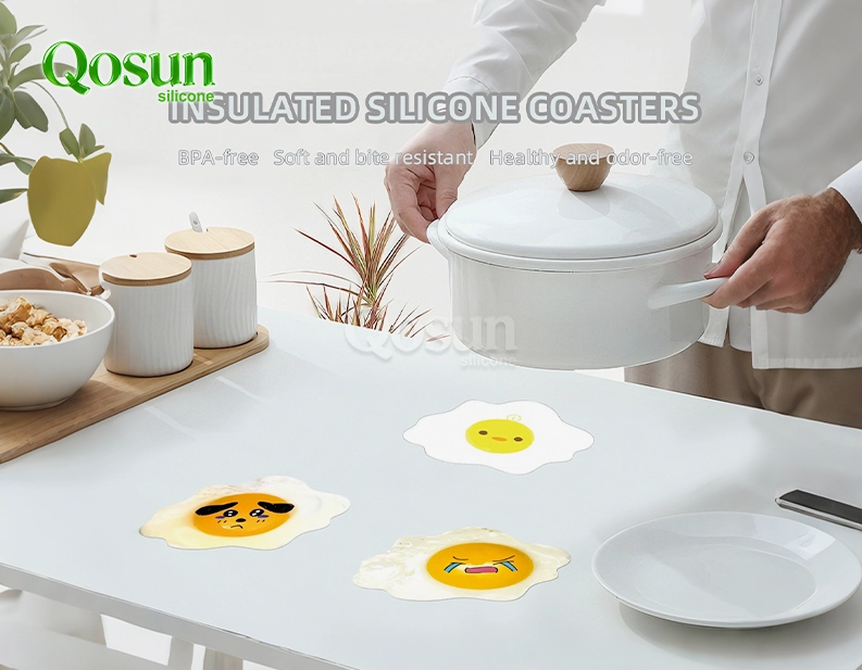 Insulated Silicone Egg Coasters